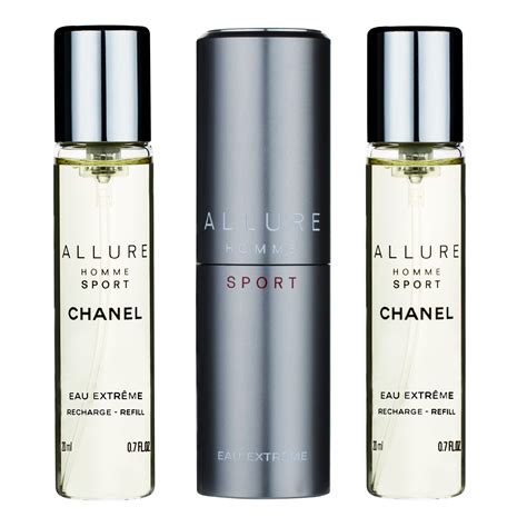 allure chanel spray refil|Chanel Allure homme sport travel.